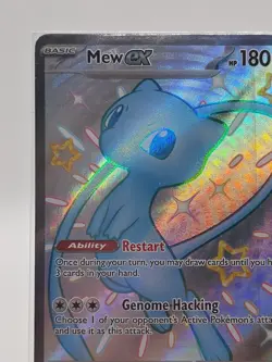 Pokemon TCG Mew EX 216/091 Paldean Fates Full Art Holo NM - Image 4
