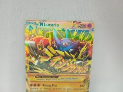 Pokemon TCG M Lucario EX 113/111 XY Furious Fists Secret Rare Mega Full Art Holo - Image 3