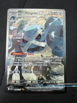 Steven's Metagross Ex 289/217 - Pokemon Ascended Heroes - SIR - FRESH PULL - Image 1