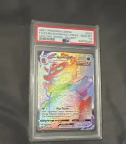 Pokemon Galarian Slowking VMAX Secret Rare 207/198 Chilling Reign PSA 10 Holo - Image 3