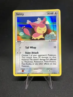 Skitty 41/100 Pokemon Crystal Guardians Stamped Reverse Holo NM - Image 1