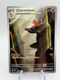 Scarlet & Violet 151 Illustration Rare Charmeleon 169/165 Pokemon TCG English SV - Image 1