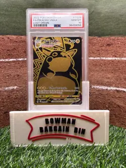 2022 Pokemon SWSH Lost Origin #TG29 FA Pikachu VMAX PSA 10 GEM MINT - Image 1