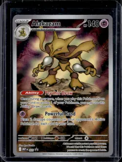 2025 Pokemon MEP Black Star Promos Alakazam #009 - Image 1