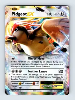 Pidgeot EX - XY - Evolutions 64/108 - Ultra Rare - NM - Pokemon - Image 1