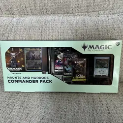 MtG Haunts & Horror Commander Pack Miracle Worker Trading Card Bundle - Image 1
