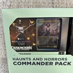 MtG Haunts & Horror Commander Pack Miracle Worker Trading Card Bundle - Image 2