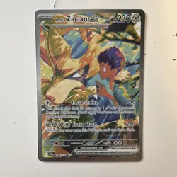 Pokemon Hop's Zacian EX 186/159 SV09 Special Illustration Rare Holo HP 230 - Image 1