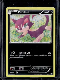 2012 Pokemon McDonald's Collection Purrloin #9 - Image 1