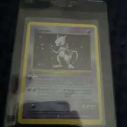 Pokemon Mewtwo Base Set Holo Rare 10/102 60 HP Psychic Wizards 1999 - Image 1