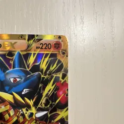 Pokemon M Lucario EX Full Art Secret Rare Holo 113/111 XY Furious Fists 220 HP - Image 4
