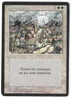 ►Magic-Style◄ MTG - Wrath of God - French Revised FBB - Played - Image 1