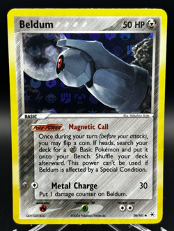2004 Pokemon EX Hidden Legends Beldum Reverse Holo #29/101 LP - Image 1