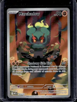 2025 Pokemon Mega Evolution Marshadow Illustration Rare #146/132 - Image 1