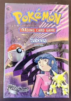 Pokemon Gym Challenge Sabrina Theme Deck Sealed Wizards of the Coast 2000 - Image 1