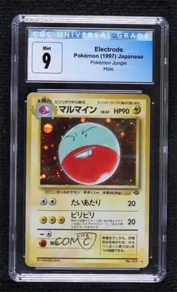 Electrode Holo Japanese Pokemon Jungle CGC 9 Mint 1997 - Image 1