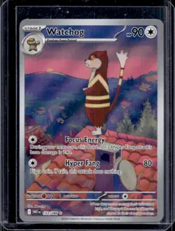 2025 Pokemon White Flare Watchog Illustration Rare #153/086 - Image 1