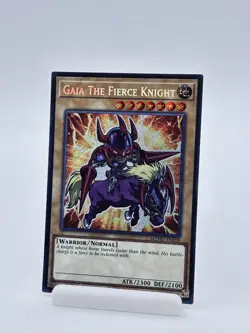 Yu-Gi-Oh! Gaia The Fierce Knight (Chibi) MZMU-EN058 Secret Rare 1st Ed. - Image 1