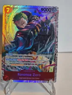 Roronoa Zoro EB04-007 SR FULL ART One Piece Card Game English NM.. - Image 1