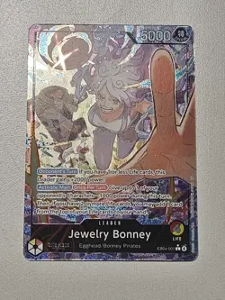 One Piece TCG OP15 -EB04 Jewelry Bonney Leader Alt Art EB04-001 NM - Image 1