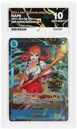 ACE 10 Nami OP11-054 3rd ANNIVERSARY SET Japanese ONE PIECE - Image 1