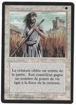 ►Magic-Style◄ MTG - Swords to Plowshares - French Revised FBB - Good - Image 1