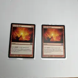 2 copies of Pyretic Ritual M11 MTG Magic Cards Condition Shown In Many Pictures - Image 1