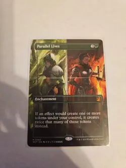 Parallel Lives Anime Borderless MTG Wilds of Eldraine LP - Image 1