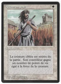 ►Magic-Style◄ MTG - Swords to Plowshares - French Revised FBB - NM/NM- - Image 1