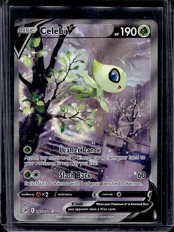 2021 Pokemon SWSH Fusion Strike Celebi V #245/264 - Image 1