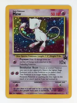 Mew Holo - Pokemon 2000 Wotc Promo #9 NM+ - Image 1