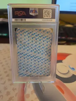 1997 POKEMON TOPSUN POLIWAG Blue BACK PSA 1 - Image 2
