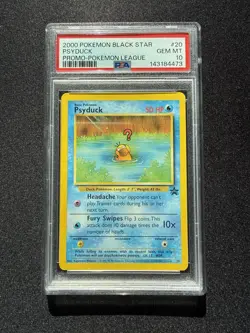2000 Pokemon Black Star Promo Psyduck #20 PSA 10 Gem Mint WOTC - Image 1