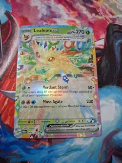 Pokemon TCG Leafeon EX Double Rare Holo Card 006/131 - Image 1