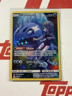 Wishiwashi 240/236 Cosmic Eclipse Secret Rare Holo Card SM - Image 1