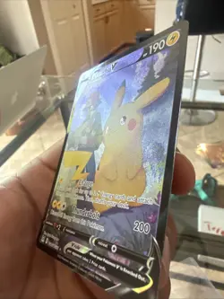 Pokemon TCG Pikachu v TG16/TG30 Lost Origin 2022 Full Art Holo Rare Card Mint - Image 3