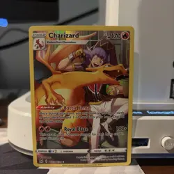 Pokemon TCG Charizard Trainer Gallery Holo Ultra Rare Card TG03/TG30 Lost Origin - Image 1