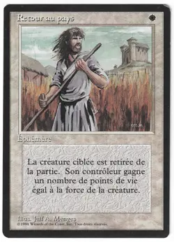 ►Magic-Style◄ MTG - Swords to Plowshares - French Revised FBB - EX - Image 1