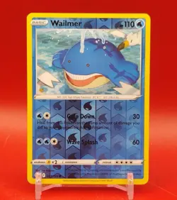 Wailmer #37/195 - Silver Tempest Reverse Holo - Pokemon Card - Image 1
