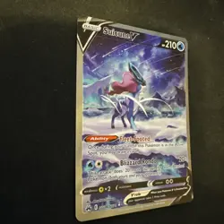 Pokemon TCG Suicune v GG38/GG70 Crown Zenith Ultra Rare Holo Card #10 - Image 2
