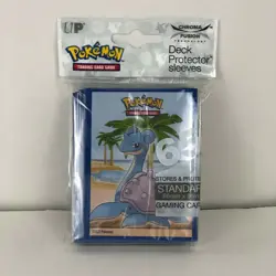 Pokemon TCG Ultra Pro Gallery Seaside Lapras Card Protector Sleeves 65 Count New - Image 1