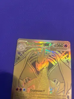 Mega Charizard Y EX No. 294/217 Ascended Heroes Pokemon Card Gold - Image 4