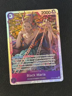 Black Maria OP08-074 SR One Piece Card Game Two Legends - English NM - Image 1