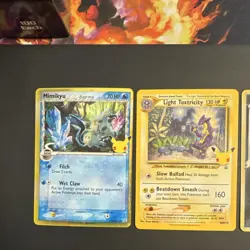 Pokemon TCG Mimikyu, Light Toxtricity, Hydreigon G, Zacian X 4 Card promo lot - Image 2