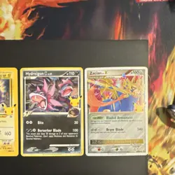 Pokemon TCG Mimikyu, Light Toxtricity, Hydreigon G, Zacian X 4 Card promo lot - Image 3