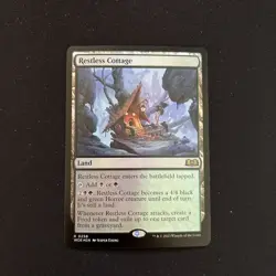 MTG Restless Cottage (Regular, FOIL) - Wilds of Eldraine (WOE) R 0258 - Image 1