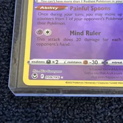 Radiant Alakazam 059/195 Holo Rare Silver Tempest SWSH12 Pokemon English - Image 2
