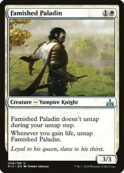 Famished Paladin [Rivals of Ixalan] Near Mint - Image 1