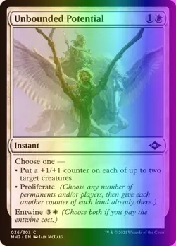 MTG Magic the Gathering Unbounded Potential (36/767) Modern Horizons 2 LP FOIL - Image 1