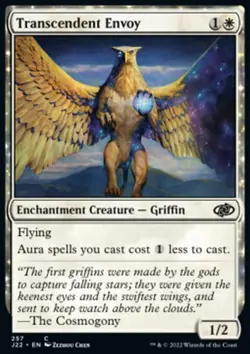 MTG Magic the Gathering Transcendent Envoy (257/835) Jumpstart 2022 LP - Image 1